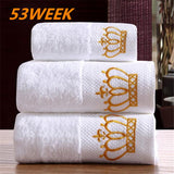 Factory direct sale cotton towel super soft absorbent increase thickening hotel white towel floor towel soft and comfortable 201