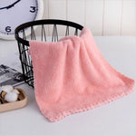 25*25cm Square Towels Coral Velvet Super Absorbent  Face/Hand Cleaning Towel Household Washcloth Home Textile