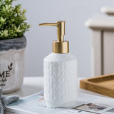 Ceramic Liquid Soap Dispensers 250ml~380ml Emulsion Bottles Latex Bottles Bathroom Accessories Bathroom Set Set Gift