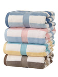 Striped Cotton Bath Towels Large Thick Soft Quick Drying Absorbent Adult Bath Towels Couples Luxury Hotel Bath Towels New MM60YJ