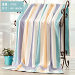 Striped Cotton Bath Towels Large Thick Soft Quick Drying Absorbent Adult Bath Towels Couples Luxury Hotel Bath Towels New MM60YJ