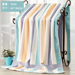 Striped Cotton Bath Towels Large Thick Soft Quick Drying Absorbent Adult Bath Towels Couples Luxury Hotel Bath Towels New MM60YJ