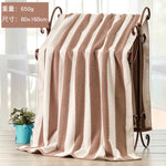 Striped Cotton Bath Towels Large Thick Soft Quick Drying Absorbent Adult Bath Towels Couples Luxury Hotel Bath Towels New MM60YJ