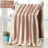 Striped Cotton Bath Towels Large Thick Soft Quick Drying Absorbent Adult Bath Towels Couples Luxury Hotel Bath Towels New MM60YJ