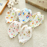 1pcs Washing Gauze Kerchief Baby Towel Newborn Cotton Animal Print Handkerchief Square Baby Face Hand Towels Wipe Cloth