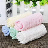 50Pc/lot 30x30cm Gauze Cotton Baby Handkerchief Square Towel Muslin Cotton Baby Face Towel Wipe Cloth Appease Towel Newborn