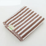 Large Beach and Pool Towel Cabana Stripe 100% Cotton 83cmx33cm Set of 10