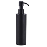 200ml Wall Mounted Shower Bottle Pump Stainless Steel Shampoo Dispenser Black