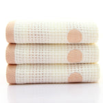 3pcs/lot 34X70cm 35X35cm muslin cotton baby bath towel absorbent  kids face towel child bath towel kids washcloth beach towel